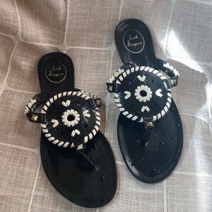 Jack Rogers Georgica Jelly Thong Sandals 8
